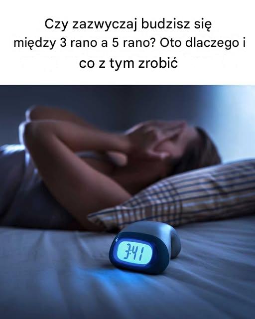 Robię to od lat! Zawsze budzę mojego męża. Nigdy nie wiedziałem, co jest przyczyną