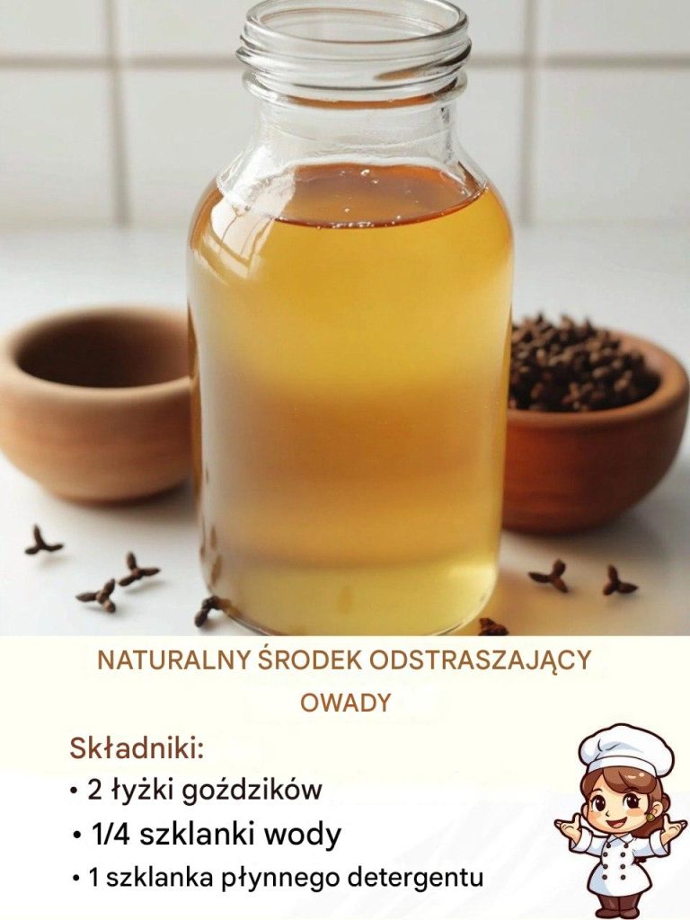 Naturalny środek odstraszający owady