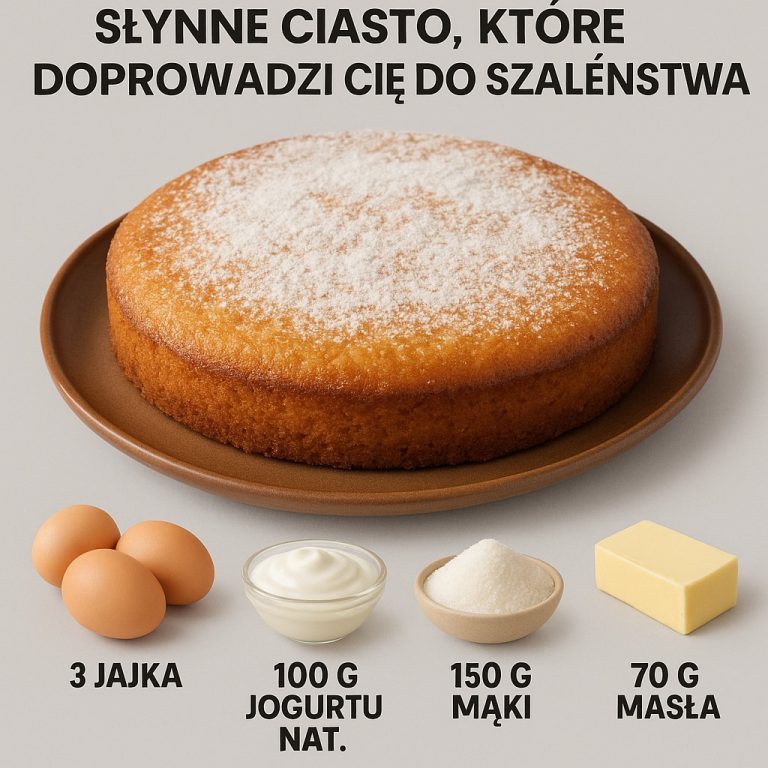 Szybkie ciasto jogurtowe – gotowe w 15 minut
