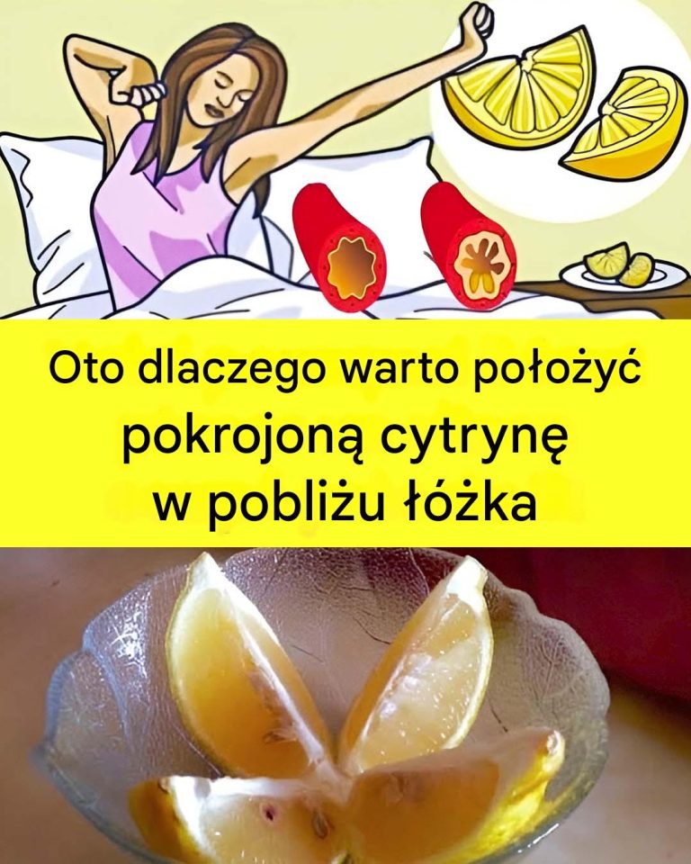 Dlaczego warto położyć przekrojoną cytrynę przy łóżku?