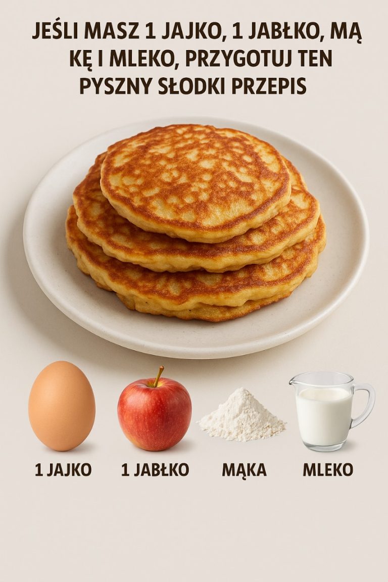 Placuszki jabłkowe z 4 składników