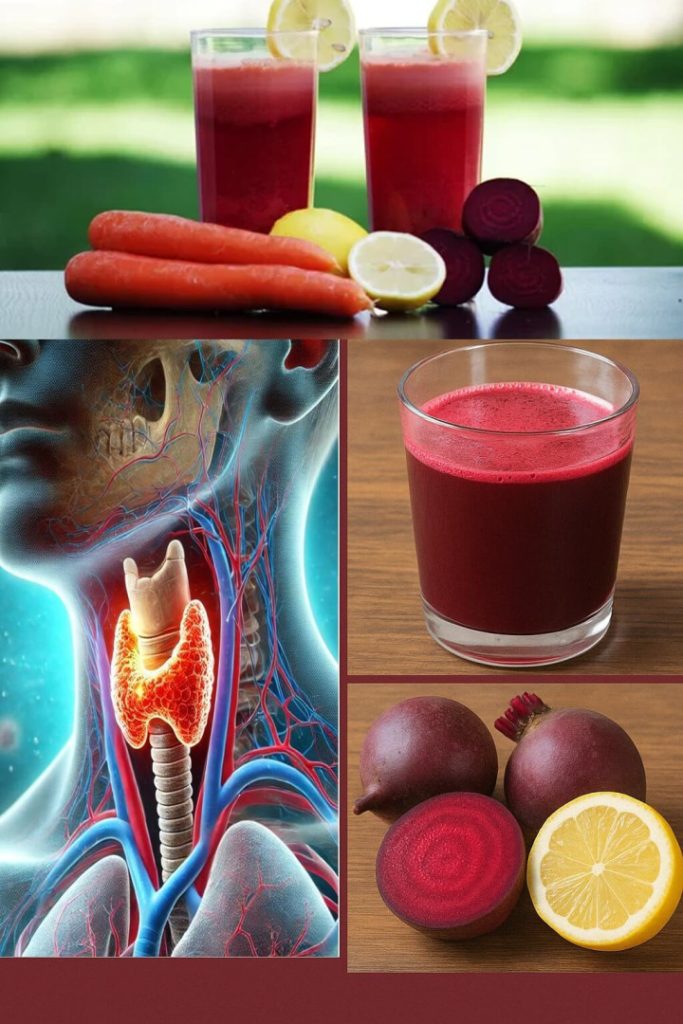 Mocny sok z buraków, marchwi, jabłka, pomarańczy i imbiru, który oczyszcza cały organizm od stóp do głów