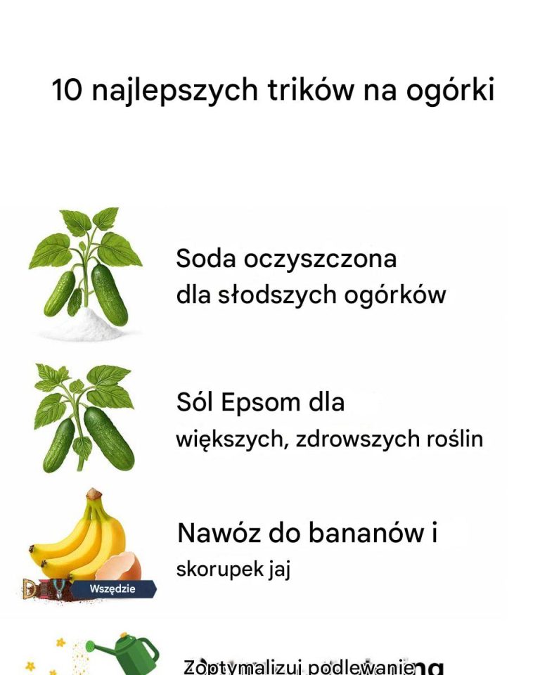 10 najlepszych trików na ogórki