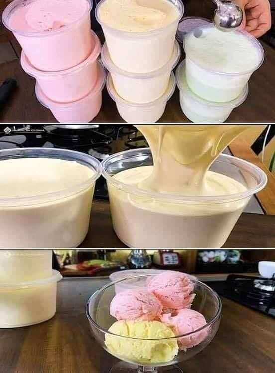 Kremowe lody truskawkowe Mało SKŁADNIKÓW!