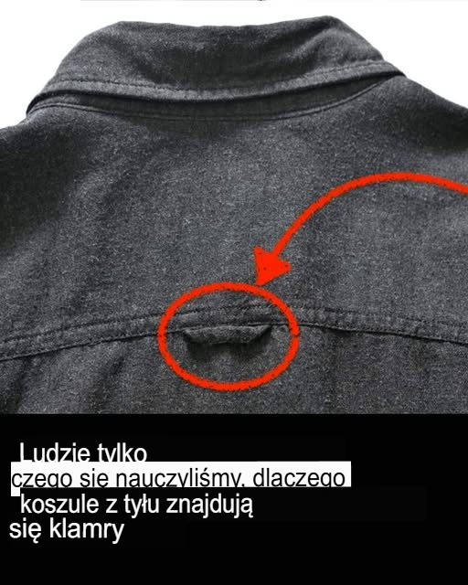 Do czego służą szlufki z tyłu koszul zapinanych na guziki?