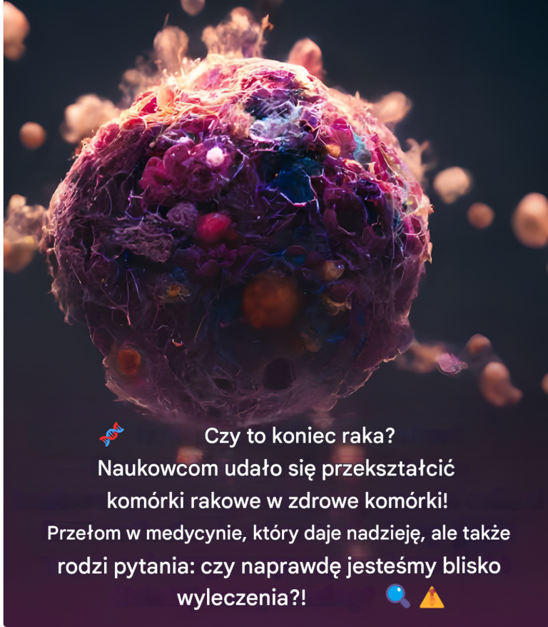 🔬 Naukowcy znaleźli sposób na przekształcenie komórek rakowych w normalne komórki – ale na radość jest jeszcze za wcześnie…