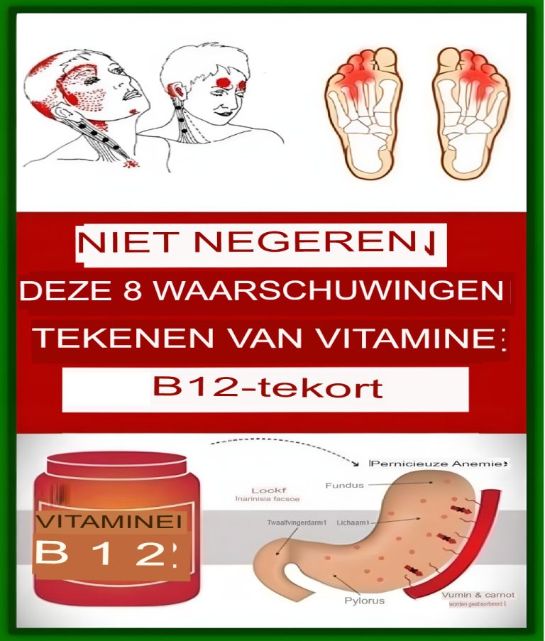 ⚠️ 8 ostrzegawczych objawów niedoboru witaminy B12, których nigdy nie należy ignorować