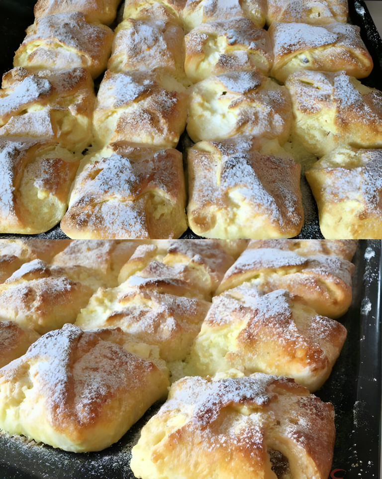 Niesamowicie pyszne, babcine kieszonki z twarogu przygotowane w 10 minut