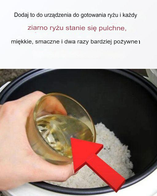Dodaj to do urządzenia do gotowania ryżu, a każde ziarenko ryżu stanie się pulchne, miękkie, pyszne i dwa razy bardziej odżywcze