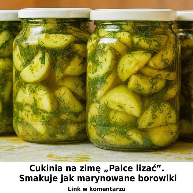 Cukinia na zimę „Palce lizać”. Smakuje jak marynowane borowiki