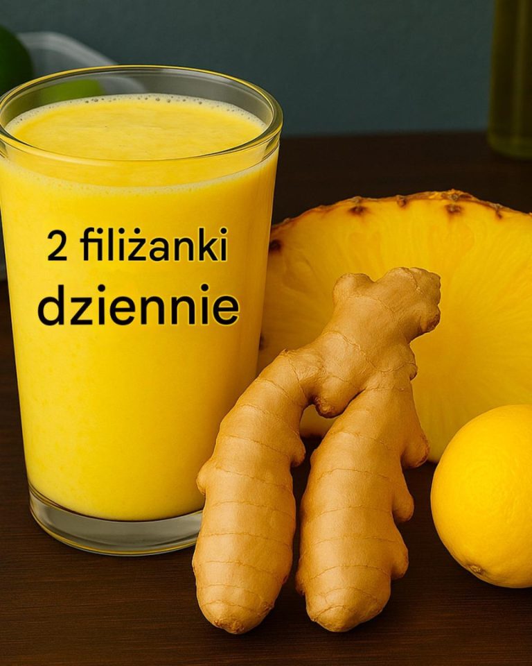 Ananas, cytryna i imbir: naturalny napój, który oczyszcza i spala tłuszcz