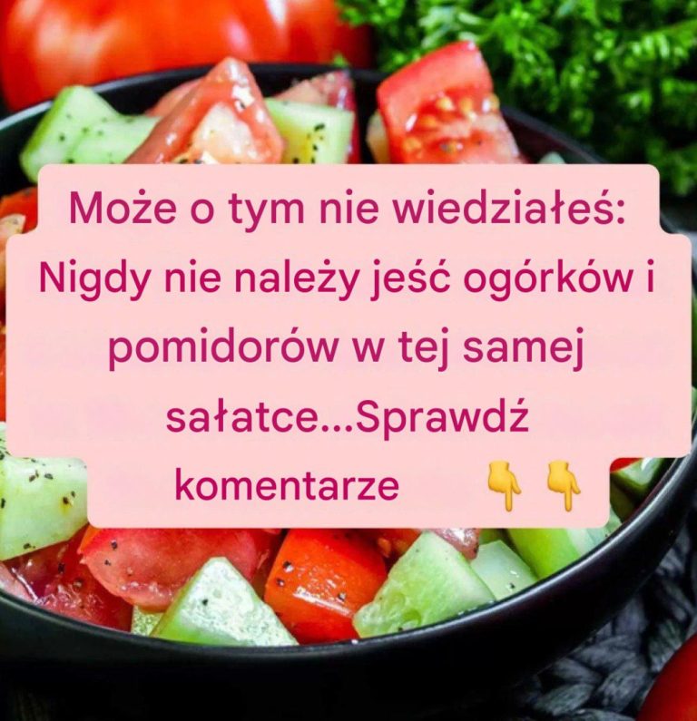 Może tego nie wiedziałeś: Nigdy nie powinieneś jeść ogórków i pomidorów w tej samej sałatce