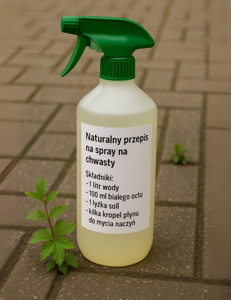 Domowy spray na chwasty