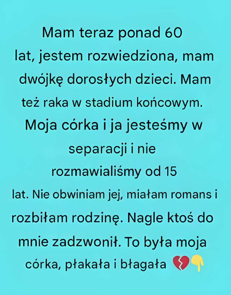 Zadzwoniła do mnie po 15 latach… i zmieniła wszystko