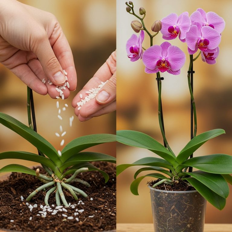 Potrzebuję tylko ryżu! Liście orchidei natychmiast zapuszczają korzenie i kwitną przez cały rok
