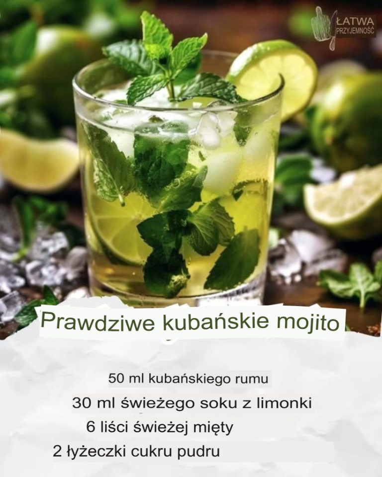 przepis na prawdziwe kubańskie mojito: