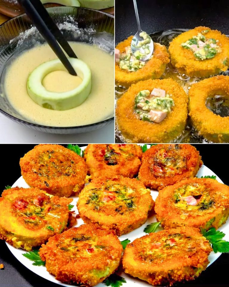 Faszerowane krążki cukinii