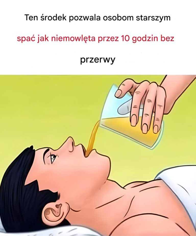 Ten środek pomaga osobom starszym spać jak niemowlę przez dziesięć godzin bez przerwy.