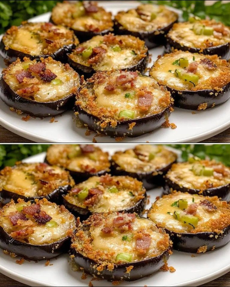 Bakłażan faszerowany boczkiem i porami