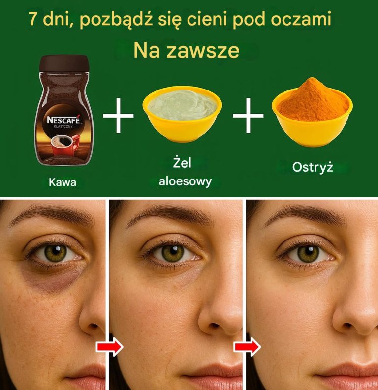 Domowy krem na cienie pod oczami z aloesem, kawą i kurkumą