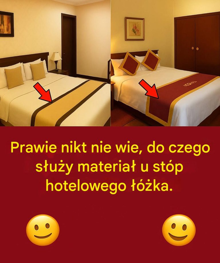 Ta ścieżka do łóżka u podnóża łóżka hotelowego... już zastanawiałeś się, po co to jest?