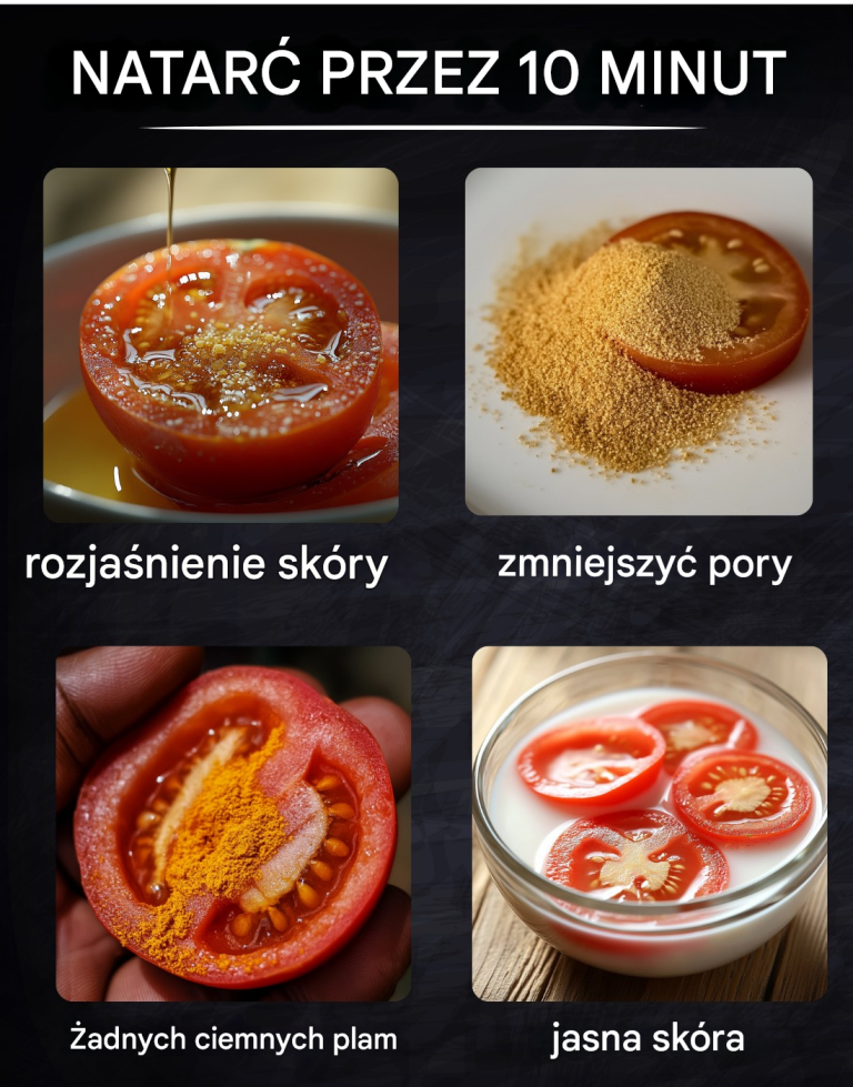 Pocieraj twarz plasterkiem pomidora. Ma niesamowite właściwości