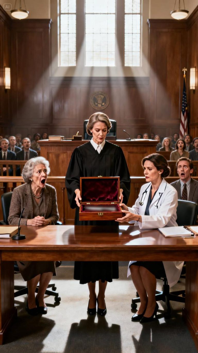 Teściowie pozwali mnie za to, że jestem fałszywym lekarzem. „Nigdy nie studiowała. Kupiła sobie ten dyplom. Jest niebezpieczna” – zadrwiła teściowa. Zachowałem spokój – po prostu patrzyłem na sędzię. Wstała z gracją. Wspólny sekret. A potem podała mi skalpel.