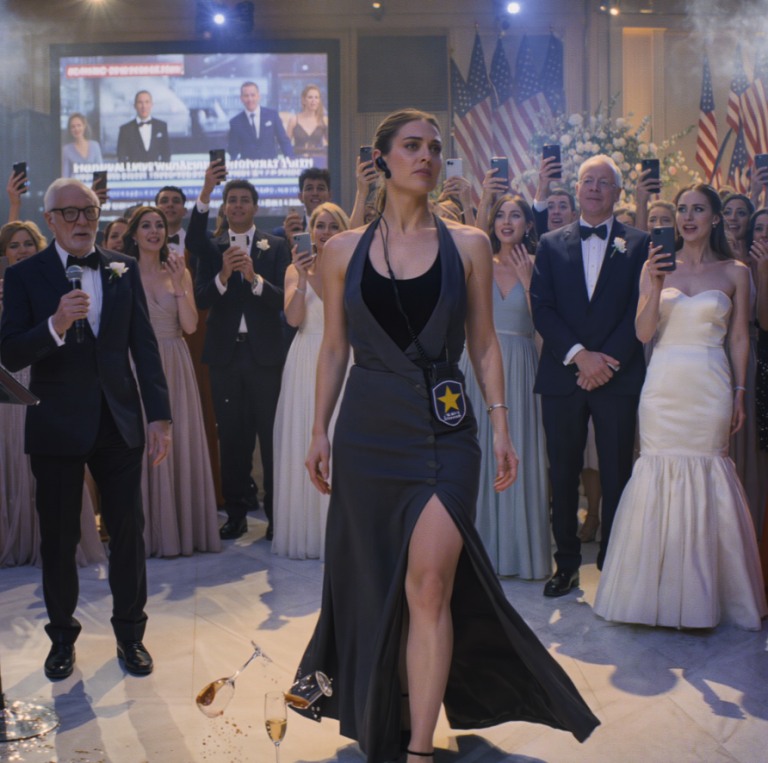 „Ona jest tylko ochroniarzem” – powiedział mój tata gościom weselnym. Potem zobaczyli mnie w wiadomościach.