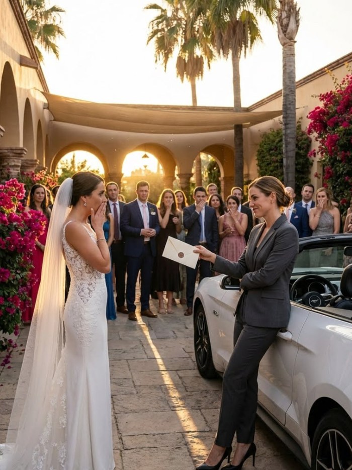 Wzięła ode mnie 8000 euro i zniknęła. Lata później przyjechała na mój ślub luksusowym samochodem – a koperta, którą mi dała, zmieniła wszystko.