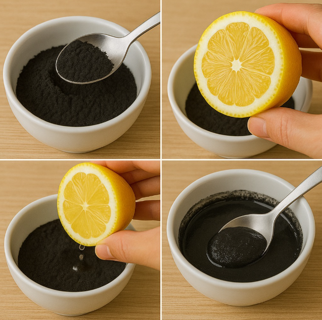 Wystarczy wymieszać CYTRYNĘ z WĘGLEM DRZEWNYM, a nie będziesz już musiał wydawać pieniędzy na targu.