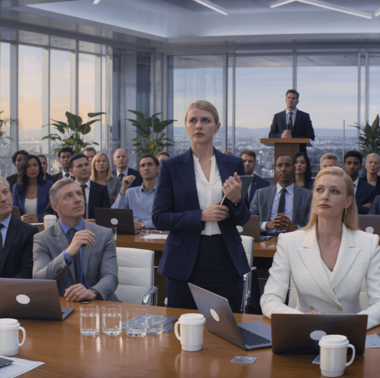 dzień, w którym mój mąż, dyrektor generalny, zawiesił mnie przed 200 pracownikami… i przypadkowo dał mi władzę, by wszystko cofnąć