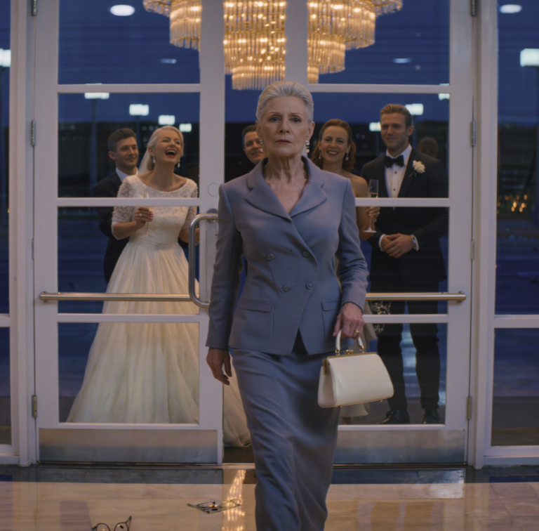 Moja synowa uderzyła mnie przed 130 gośćmi weselnymi za to, że odmówiłam oddania kluczy do mojego mieszkania, a mój syn, nie ruszając się, patrzył, jak moje okulary się tłuką — więc wyszłam w noc i wykonałam tę jedną jedyną rozmowę, której przysięgłam sobie, że nigdy nie wykonam.