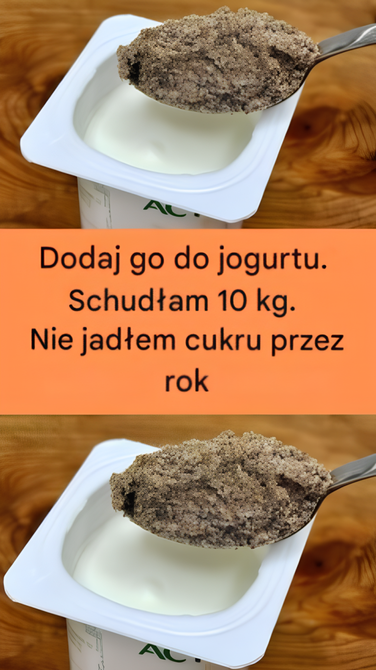 Dodaj do jogurtu. Schudłam 10 kg. Nie jadłam cukru od roku.